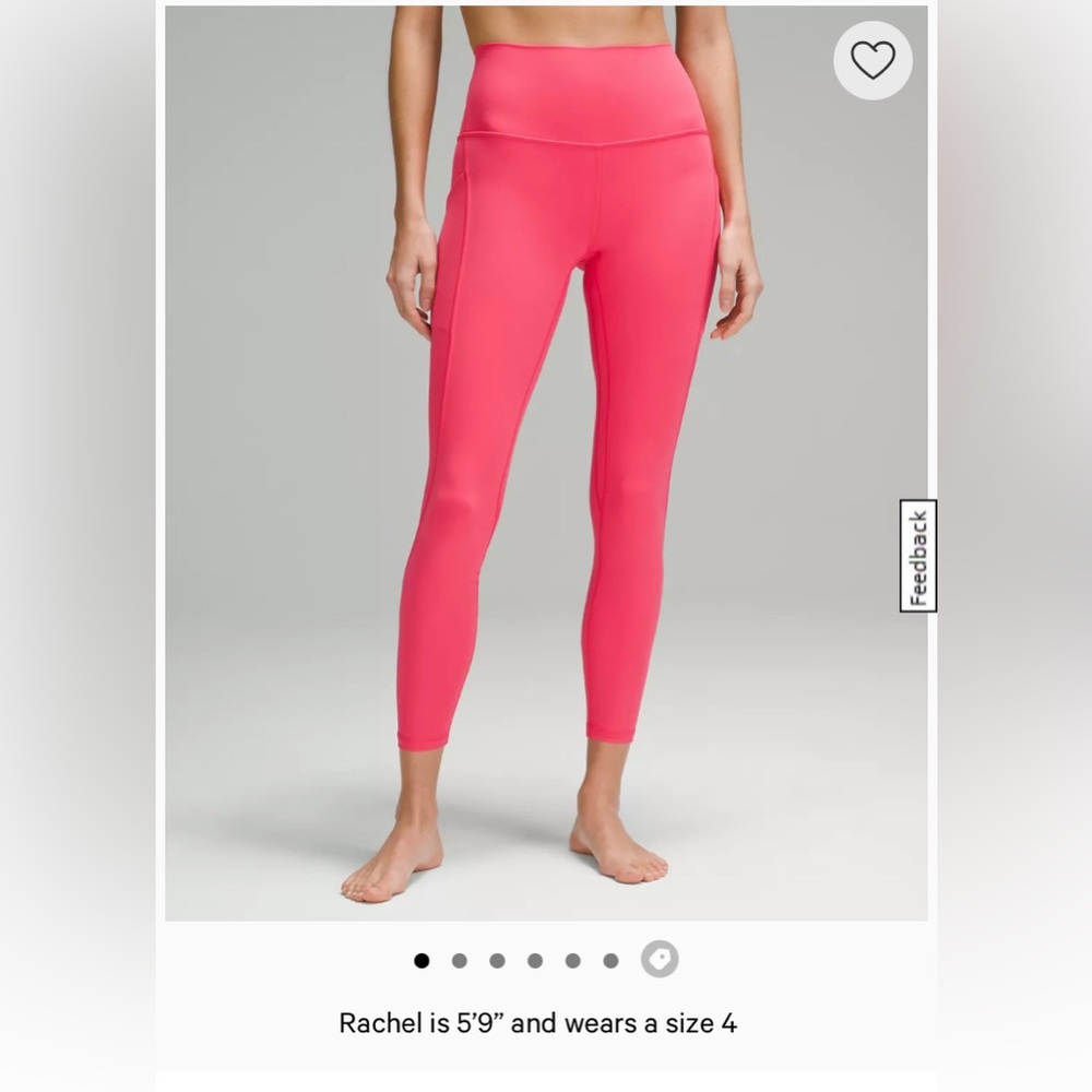 LULULEMON ALIGH with POCKETS 25”
